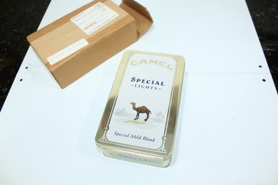 Vintage 1992 Camel Redemption Collector Tin Special Lights w/ Safety Matches