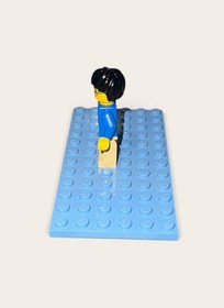 Lego Harry Potter Minifig Blue Open Shirt Torso Tan Legs Yellow Head hp004 4708