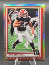 2025 Donruss Optic - Tyler Allgeier - Silver Holo - #33 - Atlanta Falcons