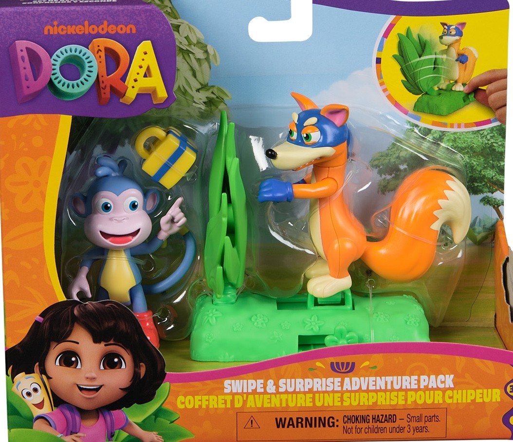 NEW IN HAND 2025 Dora The Explorer Swipe & Surprise Swiper Boots