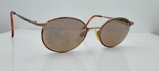 Vintage Charmant Cer Multi-Color Bronze Oval Metal Sunglasses Japan FRAMES ONLY