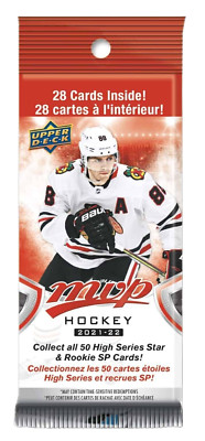 2021-22 Upper Deck MVP Hockey Value Pack (28 Cards)