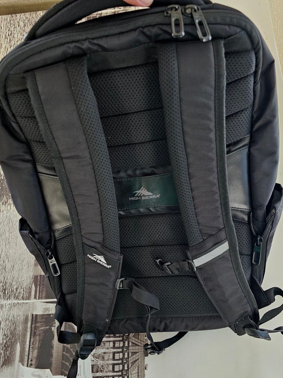 High Sierra Elite Pro Business Backpack Color Black External USB Multi Pockets 