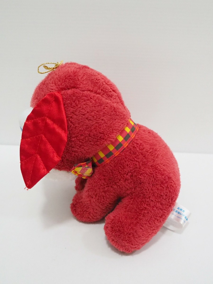 Peluche Red Ocha-ken Tea Dog SEGA 2004 - Stuffed Toy Du Japon - Occasion En Bon état
