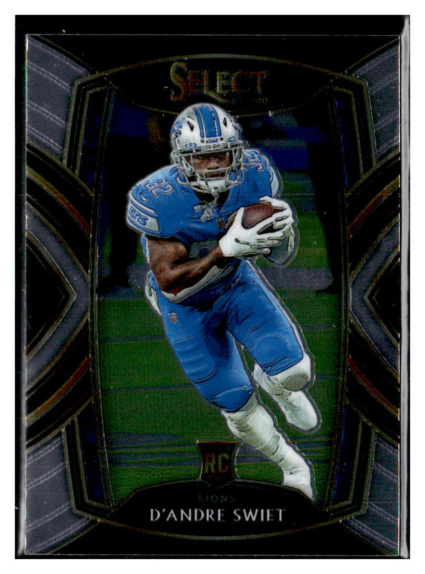 2020 Panini Select #251 D'Andre Swift Club Level Base RC Lions Eagles