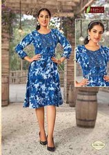 Premium quality Cotton Blend Kurti for Women of 6 Colors with L Size