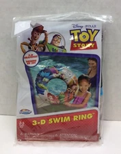 Disney Pixar Toy Story Kids 3-D Swim Ring Woody, Buzz, Jessie Free Shipping
