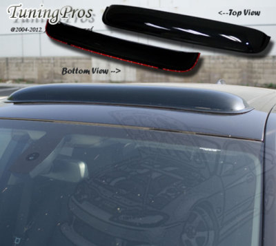 Smoke Tint Moon Sun Roof Deflector 880mm 34.6'' For 2005-2010 Chevy Cobalt Coupe