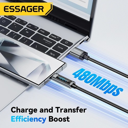 Essager 120W USB C Kabel für iPhone 16, Samsung, Huawei - Schnelles Laden - Bild 6 von 6