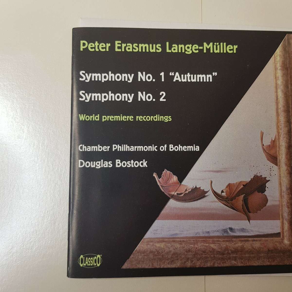 Peter Erasmus Lange-Muller Symphony 1&2 Douglas Bostock Chamber
