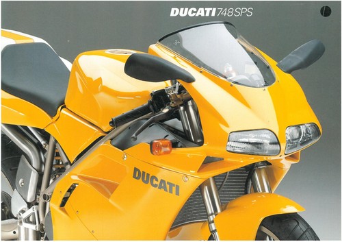 Catalogue / Prospectus Moto DUCATI 748 Desmoquattro De L'année 1994 - Occasion - Objet De Collection