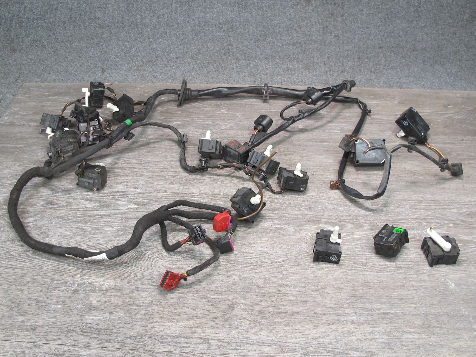 2006-2012 BENTLEY FLYING SPUR A/C HEATER WIRING WIRE HARNESS W/ FLAP ACTUATOR