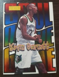 1998-99 Kevin Garnett SkyBox Premium Soul of the Game "Nice One"