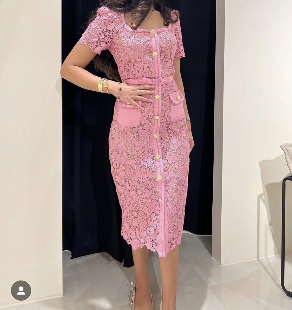 Womens Lang Dress Summer Lace Long Dress Hollow Pink Guipure Lace Midi Dress New | eBay Womens Lang Dress Summer Lace Long Dress Hollow Pink Guipure Lace Midi Dress New | eBay