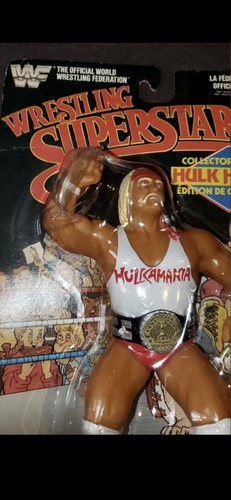 1989 LJN WRESTLING SUPERSTARS HULK HOGAN WHITE SHI...