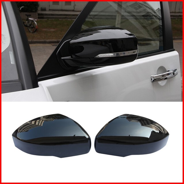 black outside side view mirror cover trim For 1317 Land Rover Range
