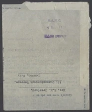 Indian Army bs violet R.A.M.C./dt./BASE DEPOT on 1944 cover to General Hospital