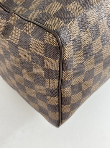 Authentic Louis Vuitton Damier Ebene Speedy 30 Satchel Handbag N41364 - Picture 10 of 13