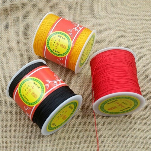 Nylon Chinese Knot Macrame Cord Braided Strings Thread Wire Line Women's Jewelry - Picture 3 of 42