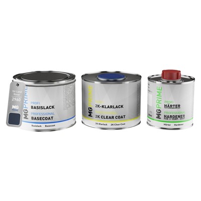 Autolack Set Dose für Land Rover 2960 JLRC2960 Zero Gravity Blue Metallic 1,25L