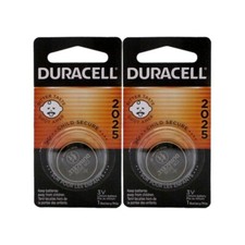 2 x1 2025 Duracell Coin Cell Batteries - Lithium 3V - ECR2025, KECR2025-1, NA 