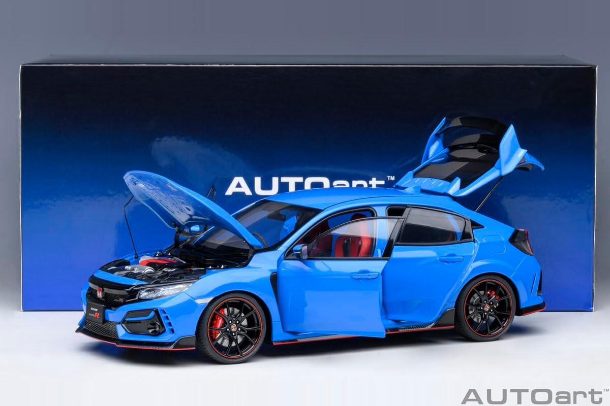 AUTOart 1/18 HND Civic Type R (FK8) 2021 Racing Blue Pearl 73224