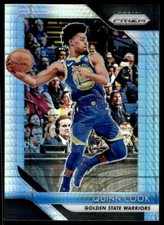 2018-19 Panini Prizm 232 Quinn Cook Warriors Basketball Card Silver Hyper