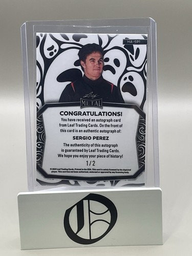 2024 Leaf Metal Halloween Ghosts 1/2 Sergio Perez Auto Formula 1 Red Bull - Bild 3 von 4