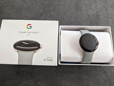 Google Pixel Watch 41mm Champagne Gold Edelstahlgehäuse mit Hazel...