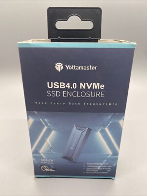 Yottamaster Usb4.0 Nvme M.2 SSD Case