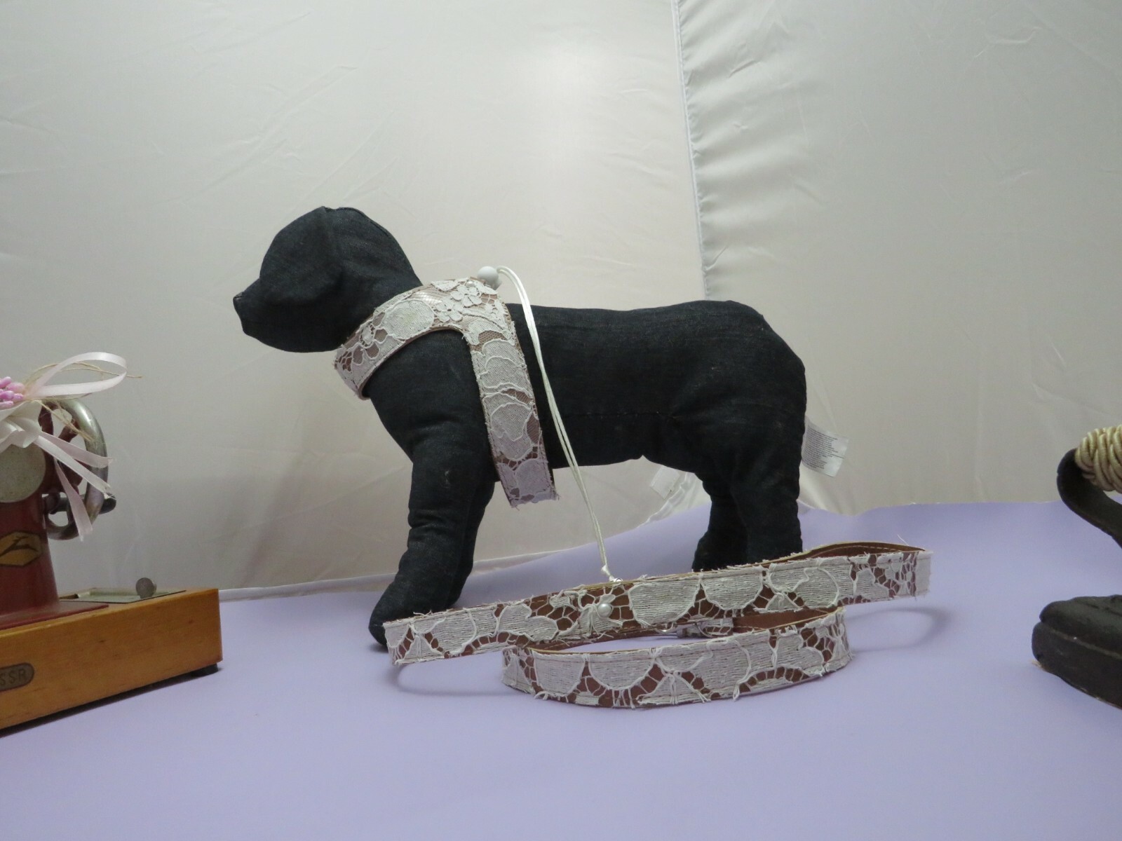Set Pettorina per Cani Piccoli con Guinzaglio 1.2m | Mesh Anti-Tiro
