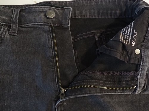 Joe's Jeans Gray The Charlie High Rise Skinny Zipper Raw Hem Jeans, Size 28 - Picture 10 of 15