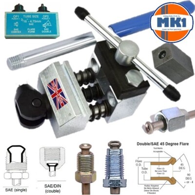 PROFI HYDRAULIK BREMSLEITUNG ROHR BÖRDELGERÄT VERBREITERUNG + MATRIZEN + STANZEN 