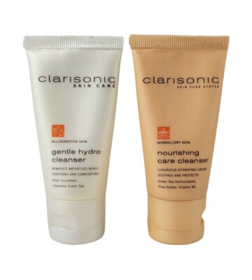 Clarisonic Gentle Hyrdo Cleanser & Nourishing Care Cleanser 1 fl oz / 30ml Each