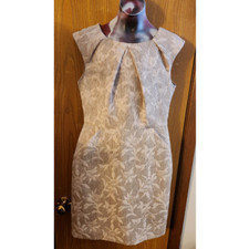 VINTAGE Taylor Women's Mother of Bride Dress Size 6 Floral Print Semi-Formal