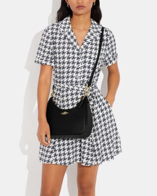 NWT Coach Teri Hobo Bag Black Shoulder Bag CJ517 | eBay