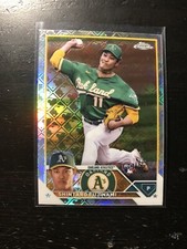 2023 Topps Chrome Baseball Logofractor SHINTARO FUJINAMI Rookie Oakland #97 PWE