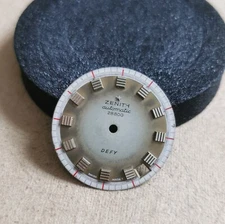 Zenith A7681 defy vintage grey dial for caliber 2562PC or similar good condition
