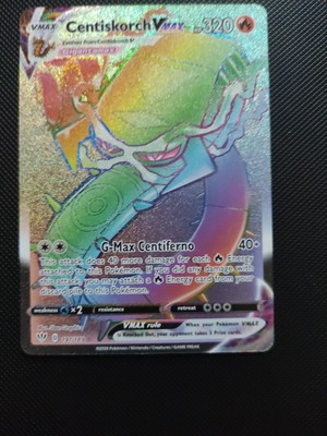 Pokemon TCG SS Darkness Ablaze 034/189 Centiskorch VMAX Holographic Rare  Card