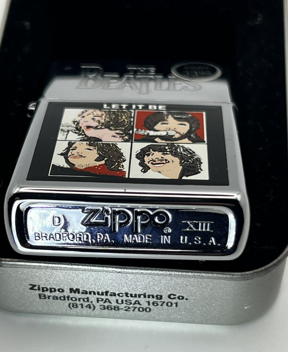 ZIPPO - Zippo BEATLES 1997年　LET IT BE Brand New ZIPPO Lighter 1997 Genuine BEATLES 