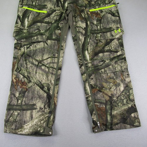 Under Armour Pants Men 3XL Green Scent Control Infrared Softshell Camo Treestand - Picture 3 of 15
