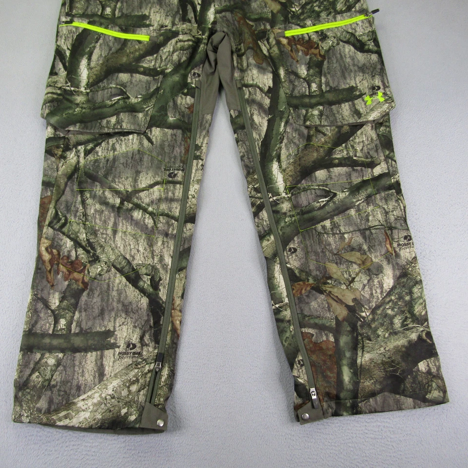 Under Armour Pants Men 3XL Green Scent Control Infrared Softshell Camo Treestand - Image 3 of 4