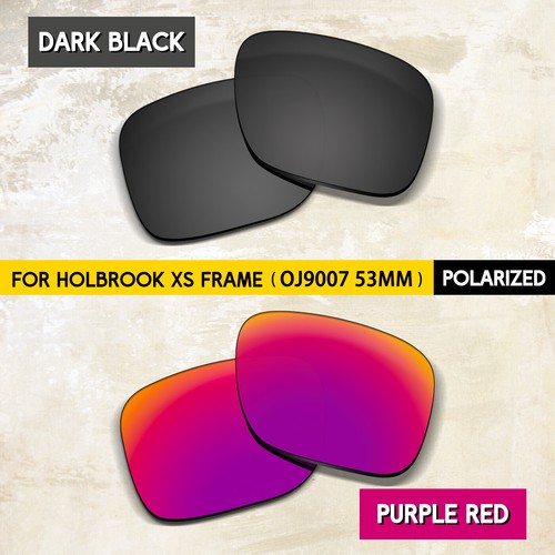 2 Pairs Anti-Scratch POLARIZED Lenses for Oakley Holbrook XS OJ9007 53mm, 1.5mm - Picture 7 of 19