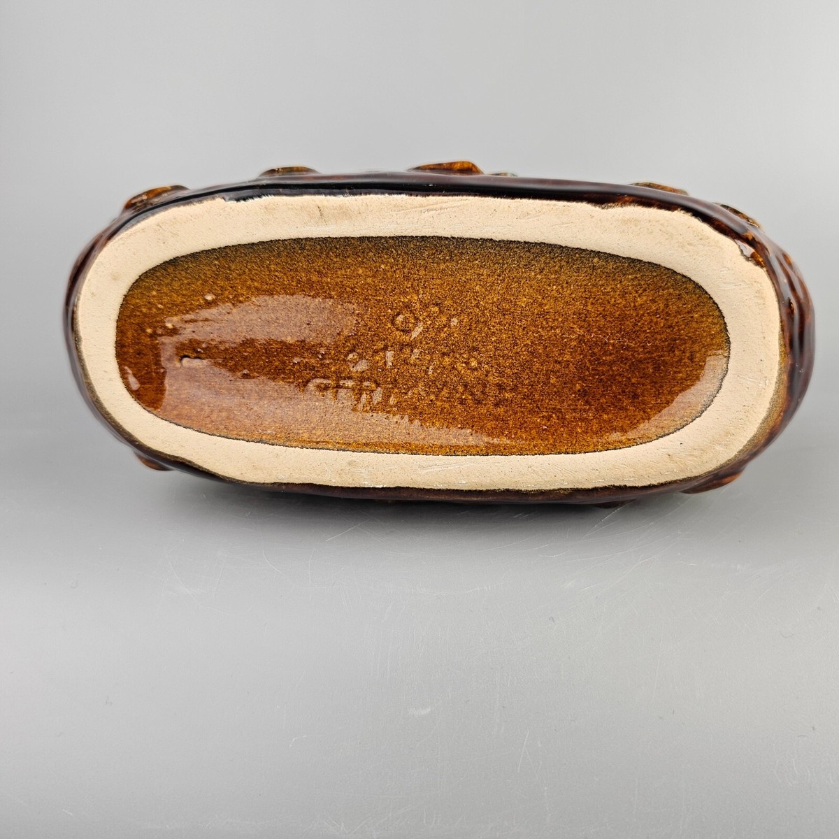 Vintage West German Fat Lava vase by Dumler & Breiden. Number 612