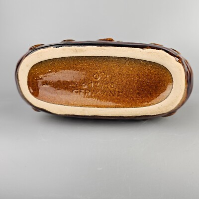 Vintage West German Fat Lava vase by Dumler & Breiden. Number 612