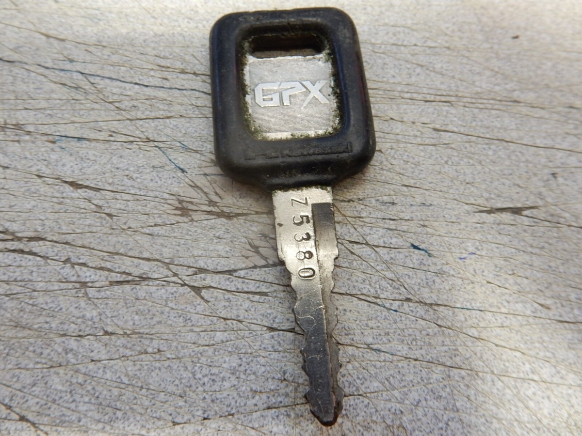 Vintage Kawasaki OEM Factory Pre Cut GPX Motorcycle Key # Z5380 | eBay