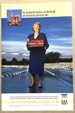 Vintage 1996 Original Print Ad Full Page - Visa - Gone For The Silver