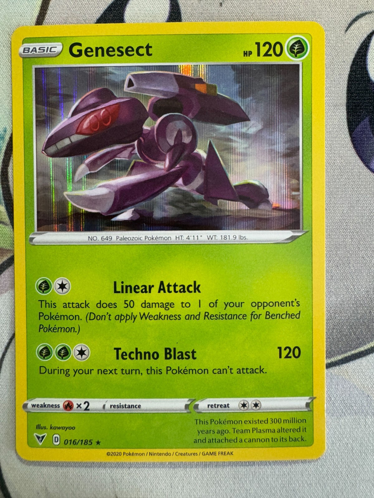 Genesect Holo English Pokemon TCG BKBD505