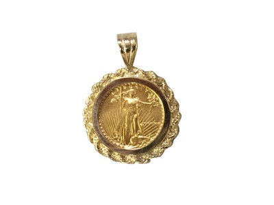14K ROPE FRAME PENDANT | eBay