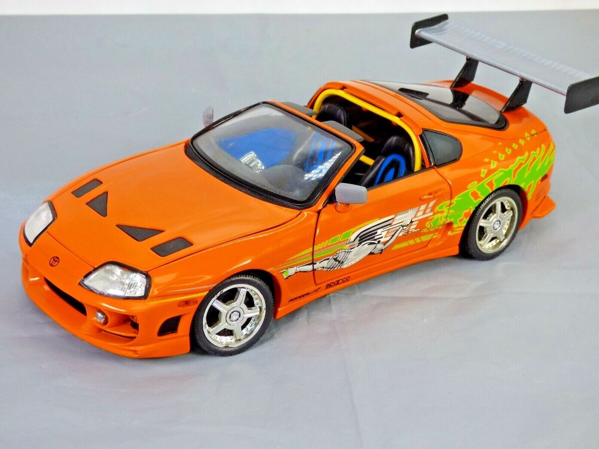 Fast Furious Toyota Supra Paul Walker Dominic Joyride 1:18 Fast Furious Toyota Supra Paul Walker Dominic Joyride 1:18